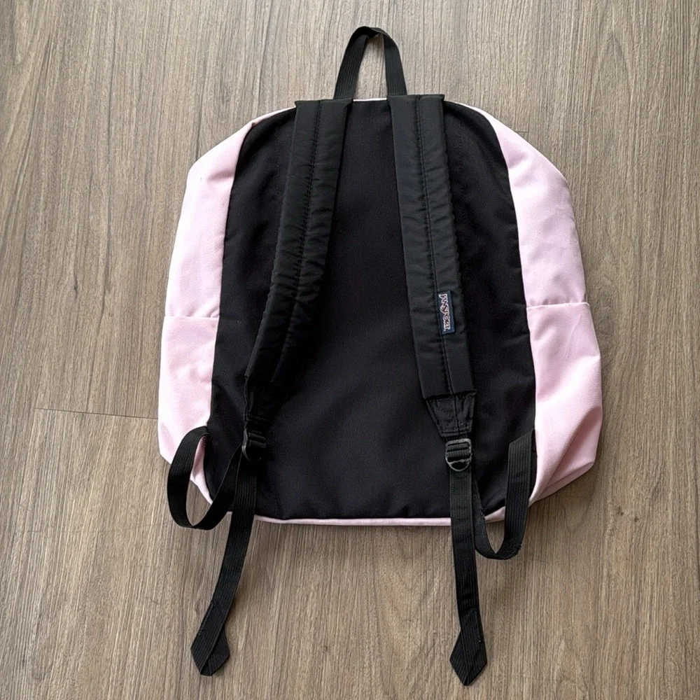 Jansport Light Pink Kids Backpack with Sailor Moon Usagi Tsukino Cartoon Design